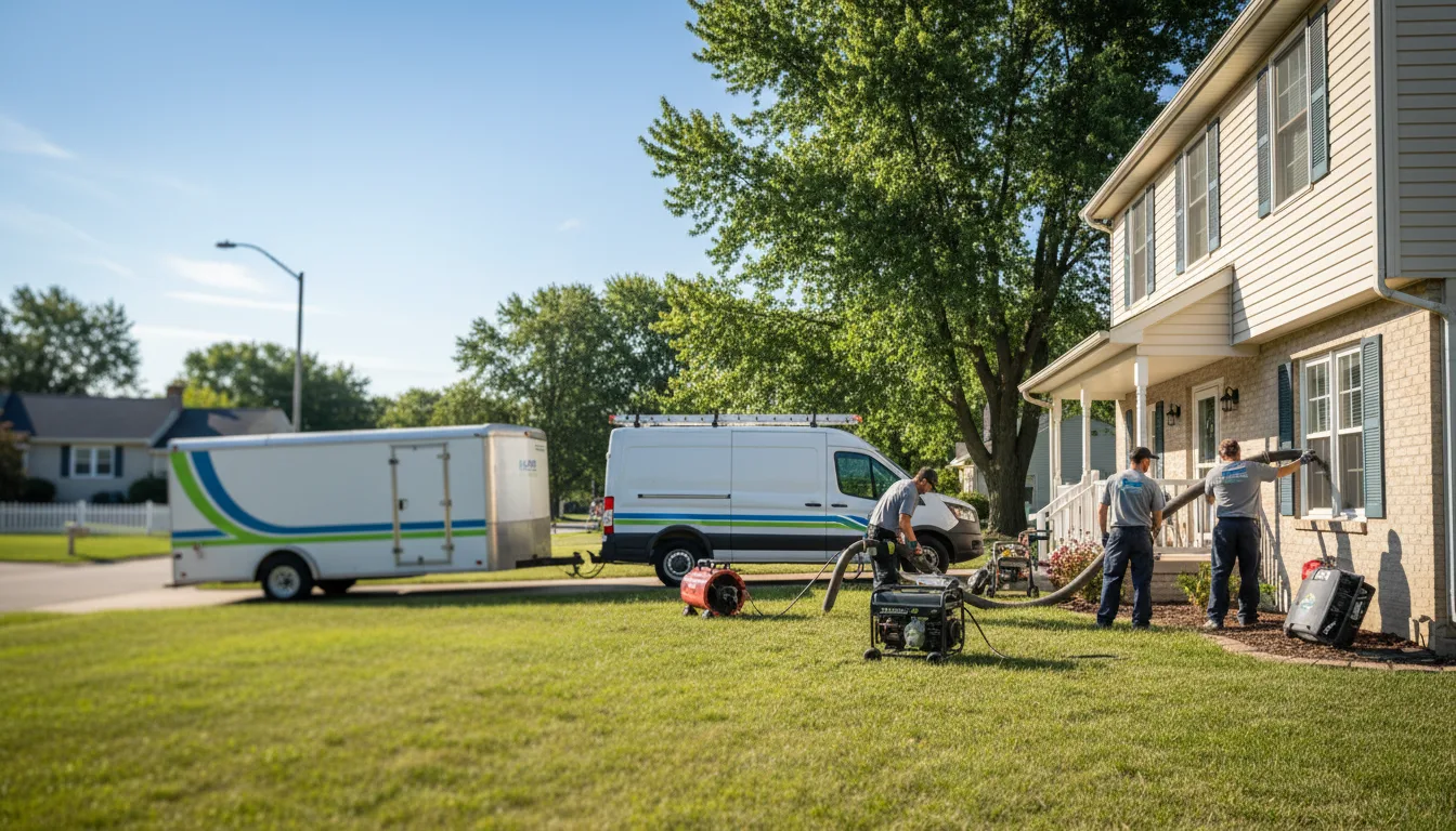 Flooded Basement Restoration And Cleanup With Repair in Shelbina, MO near me